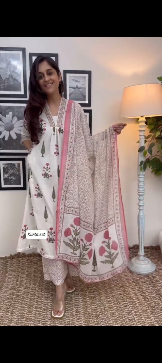 Mt Premium Cotton Printed Designer Kurti With Bottom Dupatta Wholesale Shop In Surat
